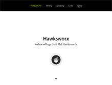 Tablet Screenshot of hawksworx.com